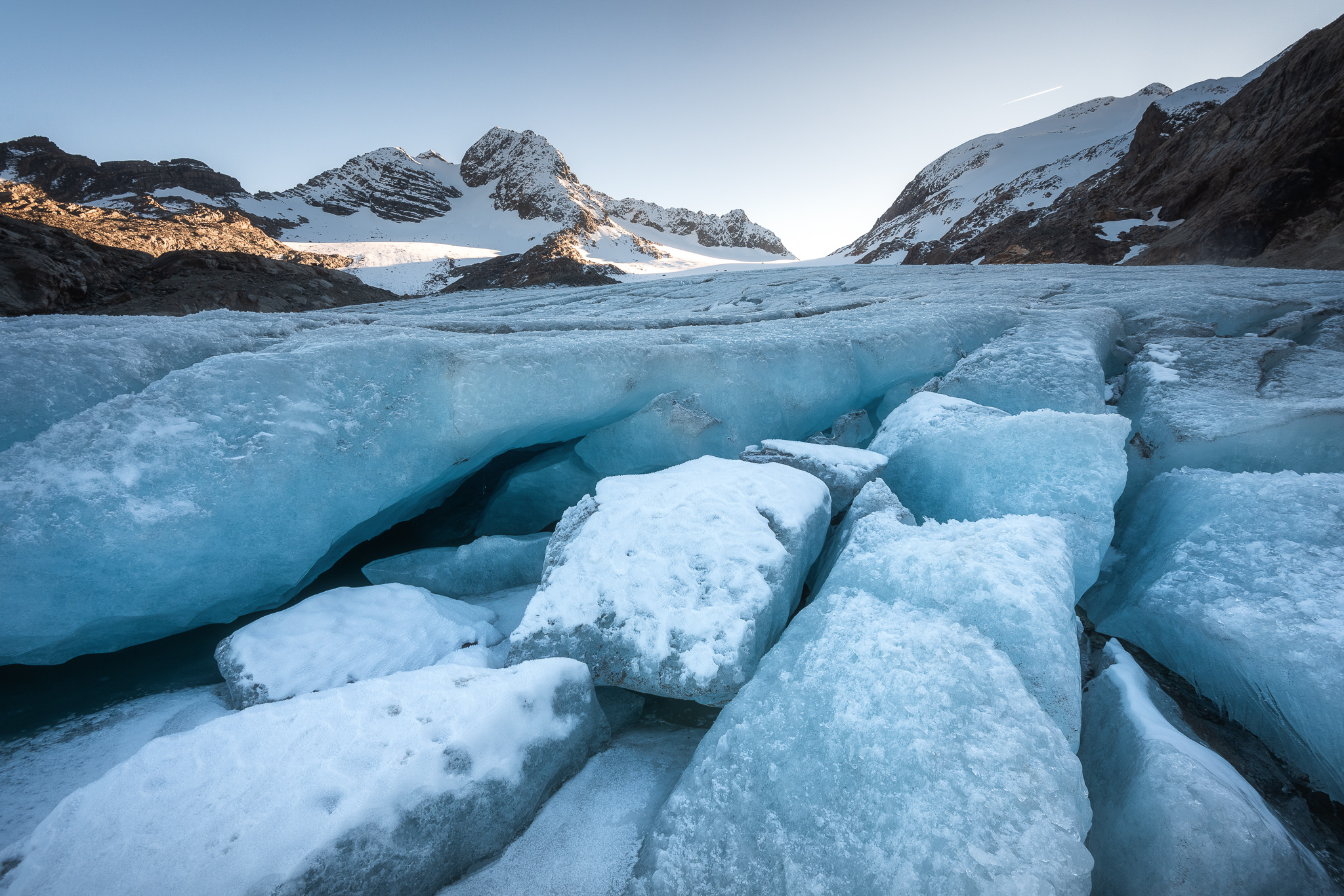 A la rencontre d'un glacier